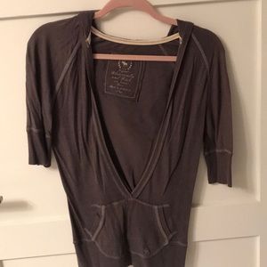 Abercombie & Fitch hooded short sleeve